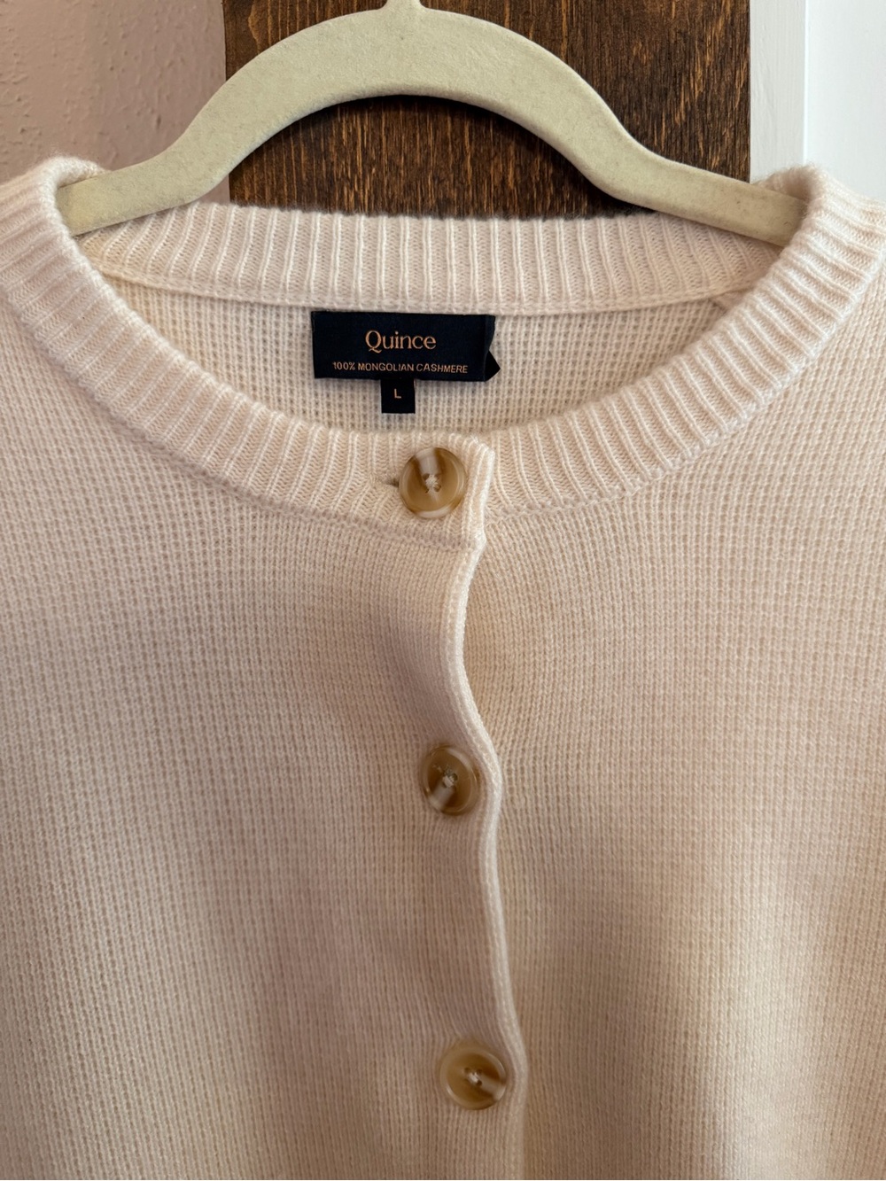 Quince Mongolian Cashmere Structured Cardigan - Picture 7 of 8